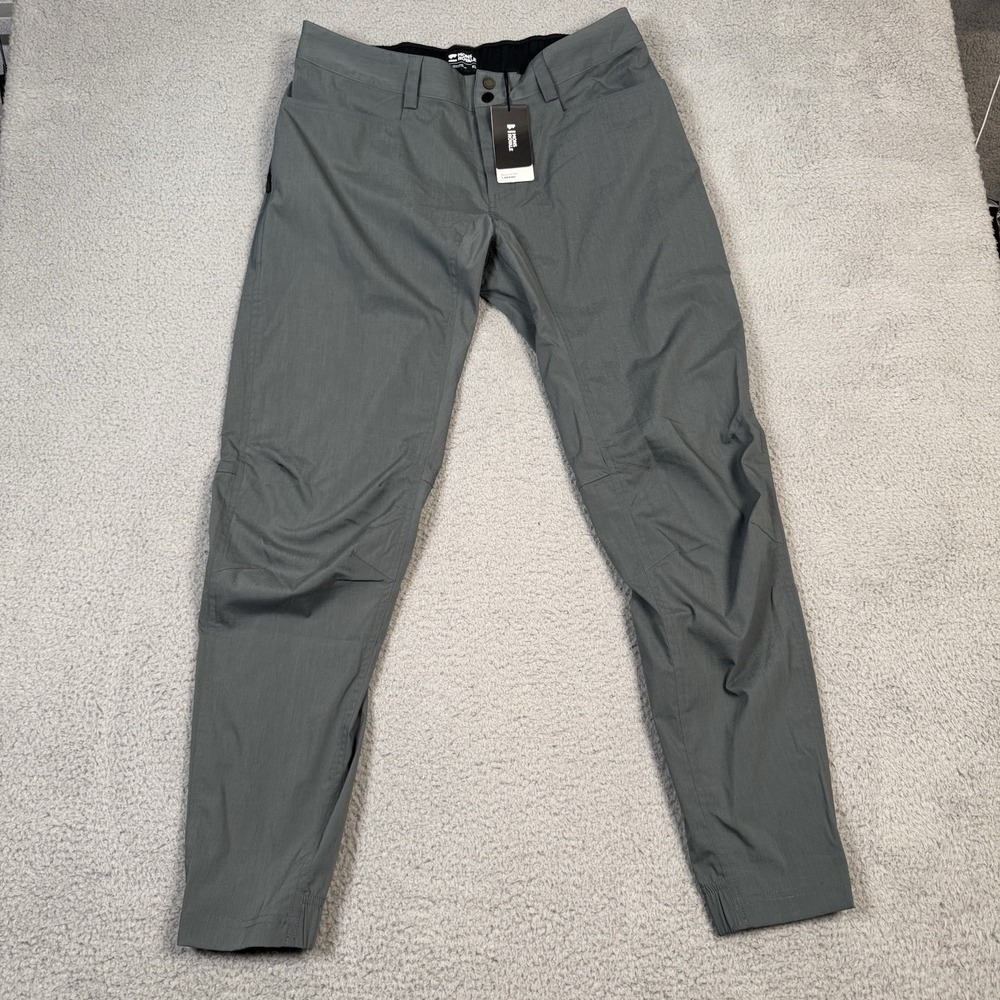 NWT Mons Royale Pants Mens XL Dark Sage Mountain Bike Merino Wool Blend Stretch